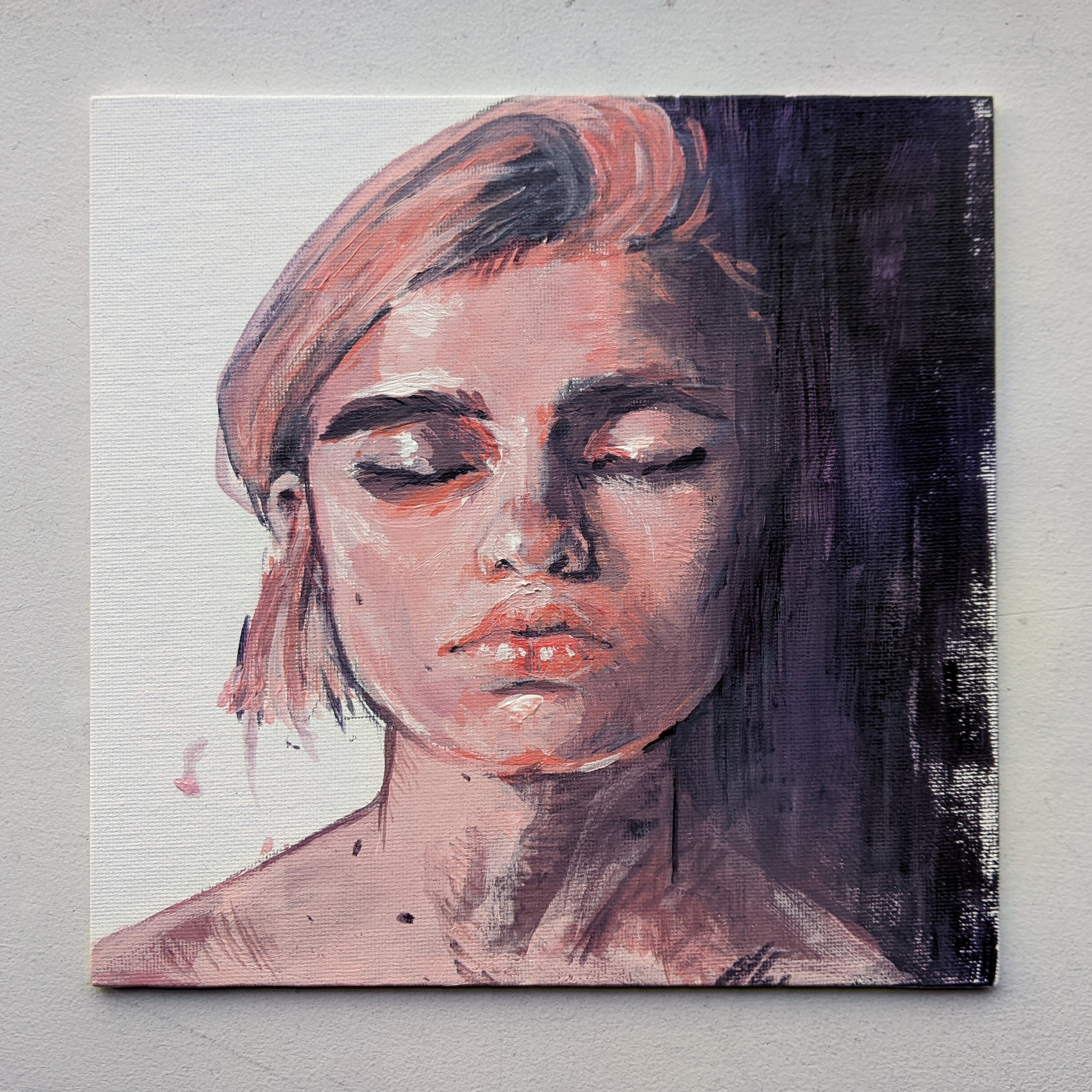 Breathe — gouache original by Laura Riondet, photo 1 of 3